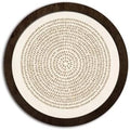 CFFJLHN Jesus Feeds The 5000 Wall Decor, Christian Round Wooden Wall Art Round Hanging Wall Art Decor Framed for Home Bedroom Living Room Church Prayer Room, 10x10 Inch by Unknown