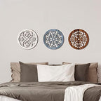Blulu 3 Pcs Thicken Rustic Wall Decor, Wood Hanging Decor, Vintage Style - Image 5