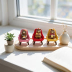 Mevodeata Bear Figurine Set of 6, 3 Bears on Mini Sofas, Chill Time - Image 3