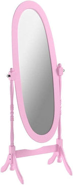 Roundhill Furniture Queen Anna Style Floor Cheval Mirror - Image 6