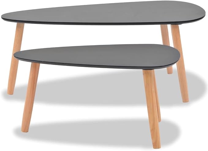 Scandinavian Style Coffee Table Set - Image 8
