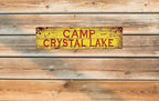 Camp Crystal Lake Street Sign Retro Funny Wall Decor Metal Tin Signs Fall Season Horror Theme Inappropriate Humor Bar Home College Dorm Decor 16x4 in - Image 6
