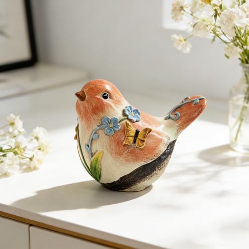 Bird Figurines for Shelf Decor, Resin Animal Figurines for Home - Image 5