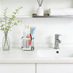 Toothbrush Holder for Bathroom, Stainless Steel Electric Toothpaste Holder - Image 7