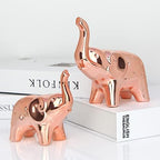 A Pair Elephant Statue Home Decor,Modern Figurines,Sculpture for Office by Unknown