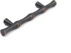 2PCS Bamboo Cabinet Pulls 3 Inch Hole Distance Dresser Handle Black and Red - Image 5
