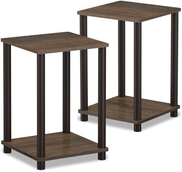 HomeStock Side End Table Set of 2 by Homestock