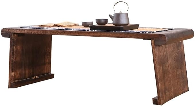 Couch End Table Wooden Floor Table by Unknown