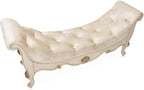 Michael Amini Platine de Royale Velvet Accent Bench - Image 11