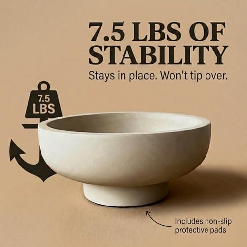 OAKOA Modern Fruit Bowl for Kitchen Counter - Key Bowl for Entryway Table - Image 4