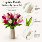 Mandy's 20pcs Artificial Shades of Pink Tulips - Image 4