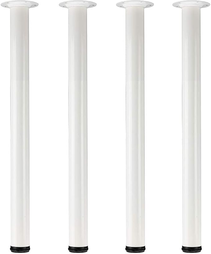 QLLY 27.5 inch / 70cm Adjustable Metal Desk Legs, Heavy Duty Furniture Table by QLLY