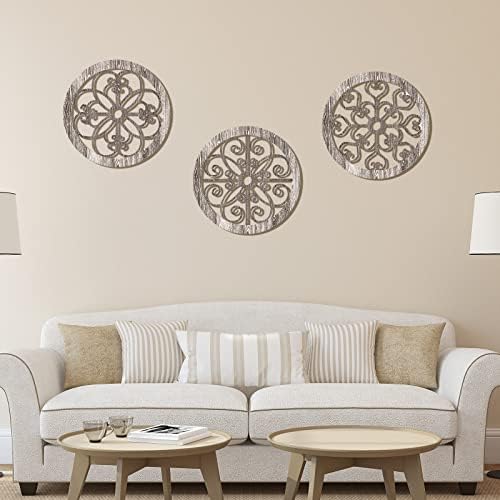 Blulu 3 Pcs Thicken Rustic Wall Decor, Wood Hanging Decor, Popular Style - Image 5