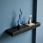 Modern Abstract Art Table Decoration,Resin Flame Statue Modern Centerpiece Ornaments for Living Room Great Gift Idea Home Decor,Collectibles (Blue foil) - Image 5