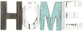 MyGift Rustic Multicolored Solid Wood HOME Cut Out Word Sign, Kitchen Framhouse Frestanding Decor, Mantel, Above Cabinet Decor by MyGiftHome