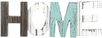 MyGift Rustic Multicolored Solid Wood HOME Cut Out Word Sign, Kitchen Framhouse Frestanding Decor, Mantel, Above Cabinet Decor by MyGiftHome