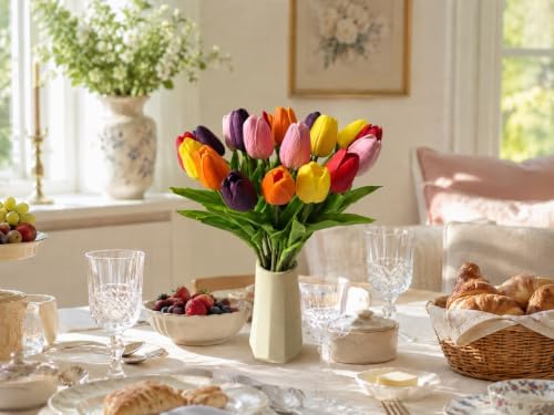 Mandy's 20pcs Artificial Multicolor Tulips - Image 5