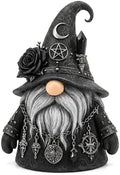 Gothic Gnome, Gothic Witch Gnome Figurine for Halloween Decorations, Home Shelves, Mantels & Home Garden Yard Decorations (Gothic Witchy Gnome) by Unknown