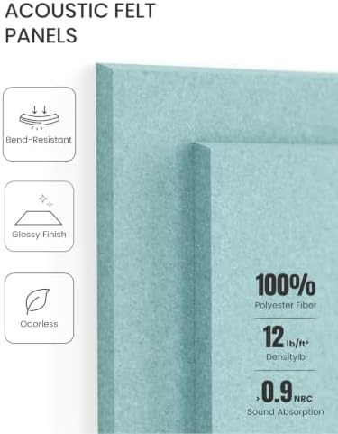 Fluxynara Felt Bulletin Board & Cork Board Alternative 48'' x 36'' - 12 Pack - Image 5