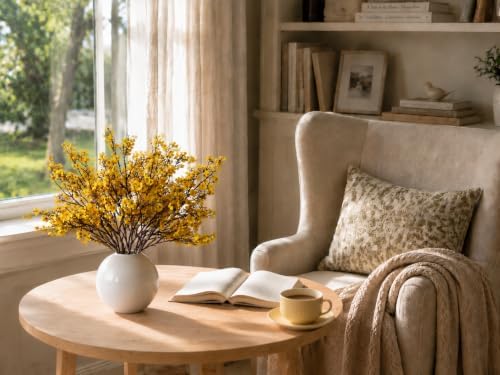 Mandy's 6 Bundles Artificial Dark Yellow Baby’s Breath Flowers - Image 5