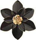 Metal Flower Wall Art Decor, 10“ Rustic Modern Floral Sculpture, Distressed Iron Wall Hanging Home Decoration Accent Artworks for Indoor Kitchen Bedroom Living Room Office Outdoor Garden Patio by Picfarce