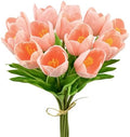Mandy's 12pcs Artificial Light Pink Open Tulips by Mandys