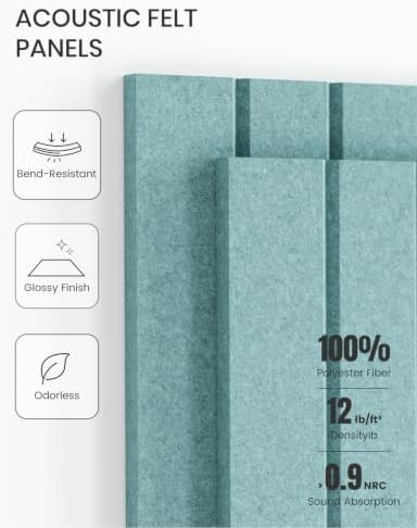 Fluxynara Felt Bulletin Board & Cork Board Alternative 36'' x 24'' - 6 Pack - Image 5