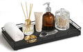 Bathroom Vanity Tray for Countertop, 12" x 6" Oak Wood Toilet Tank Tray by Focusonit