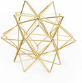 Metal Geometric Table Top Decor, 3D Metal Geometric Sculpture by YiLifebes-EasytoLife