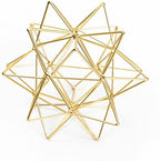 Metal Geometric Table Top Decor, 3D Metal Geometric Sculpture by YiLifebes-EasytoLife