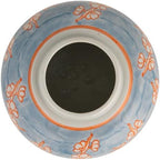 Creative Co-Op Decorative Ceramic Ginger Jar with Lid, Blue - Image 5