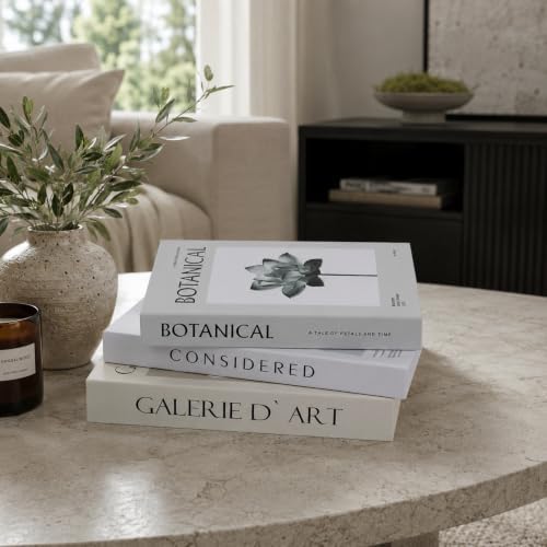 3 PCS Faux Decorative Books for Home Decor-Coffee Table Books Decor-Aesthetic Fake/Faux Books for Decoration,libros Decoration for Coffee Table, Shelf Accessories - Image 6