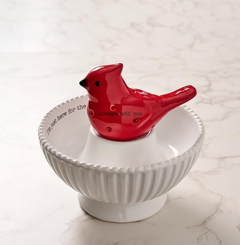 Mud Pie Light Up Cardinal Sitter, Red Ceramic LED Cardinal Bird Decor - Image 5