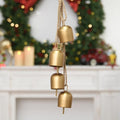 Gold Christmas Bells for Decorations: Vintage Bells Metal Decorative Bells by VUSKLY