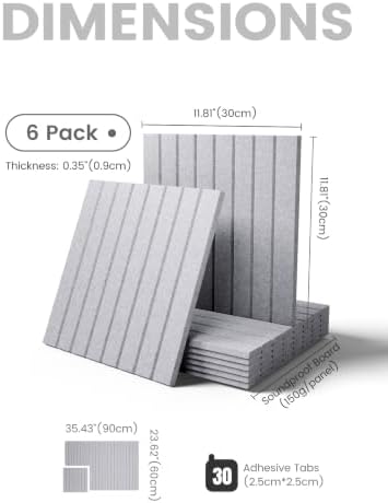 Felt Bulletin Board with Self-Adhesive 6 Pack - Image 2