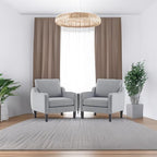 VINGLI Modern Accent Chairs Set of 2, Upholstered Sofa Chair Reading Chair - Image 6