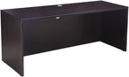 Boss Office Products Belarus Executive U-Shape Curved Bow Desk - Image 4