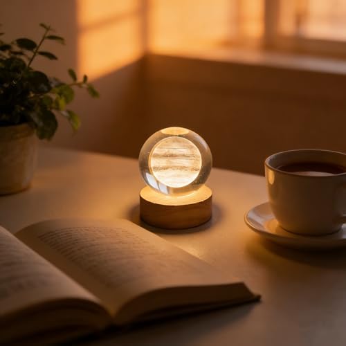 3D Jupiter Crystal Ball 2.4in Universe Gifts for Space Lovers - Image 3