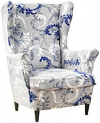 KRFOONN Wingback Chair Covers Slipcovers 2 Piece Stretch Wing Chair Covers - Image 7