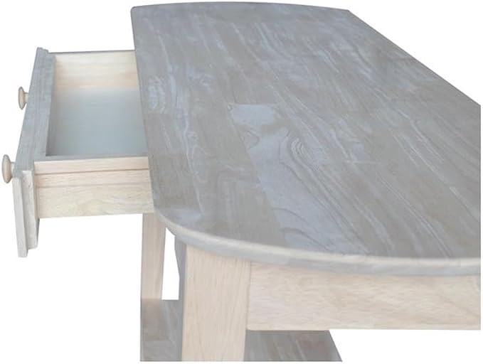 International Concepts Phillips Oval Sofa Table, Unfinished - Image 7