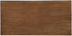 BOWERY HILL Transitional Wood 3-Piece Coffee Table Set, Antique Blue and Oak - Image 6