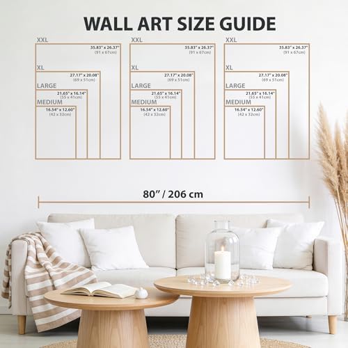 qmmp Modern Wooden Wall Sculptures - Set of 3 - Home Decor Accent - Large Wall Art for Living Room, Bedroom, Office - Easy Installation (Oak, Large - Orbit) - Image 6