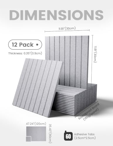 Felt Bulletin Board with Self-Adhesive 12 Pack - Image 2
