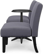 BOWERY HILL 3-Piece Accent Table and Chair Set, MDF and Birch Wood, - Image 4