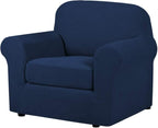 H.VERSAILTEX High Stretch 2-Piece Armchair Cover/Sofa Chair Covers/Slipcover by HVERSAILTEX