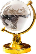 Mini Crystal Sphere, Glass Globe Decorative Ornament for Desk by YOFAN