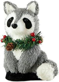 naturevibe 7.5 Inch Sisal Raccoon Figurine for Rustic Christmas Decorations by Unknown