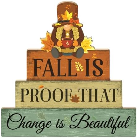 Putuo Decor Gnome Fall Table Decor,Fall Decorations for Home Mantel by PUTUODECOR