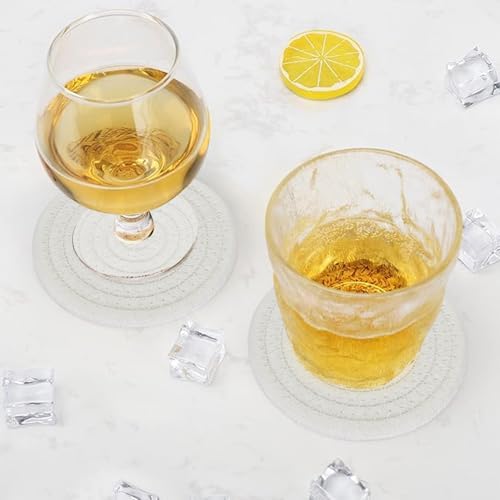 Woven Drink Coasters with Holder, Coasters for Drinks Set of 10 - Image 5