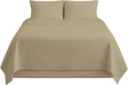 Sleeper Sofa Bed Sheet, 100% Cotton 400 Thread Count, 4 Piece Set, Deep Pocket by BeyondWhatYouSee